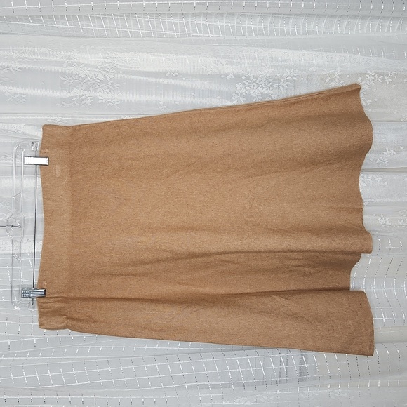 Liz Claiborne Camel Kahiki Woven A-Line Skirt SzPXS - Picture 1 of 5